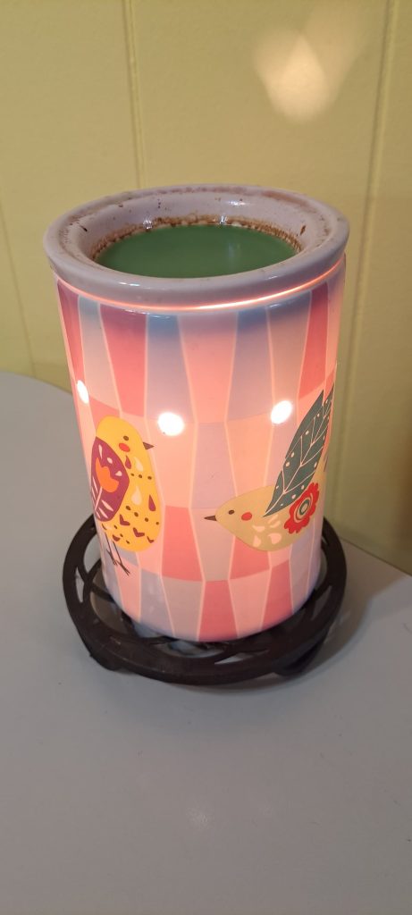 Scented wax warmer — a common but overlooked source of VOCs affecting indoor air quality in Wisconsin homes